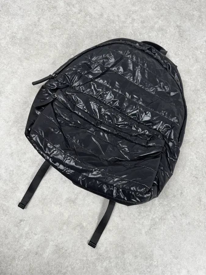 Moncler Black Nylon Puffer Backpack - Image 5