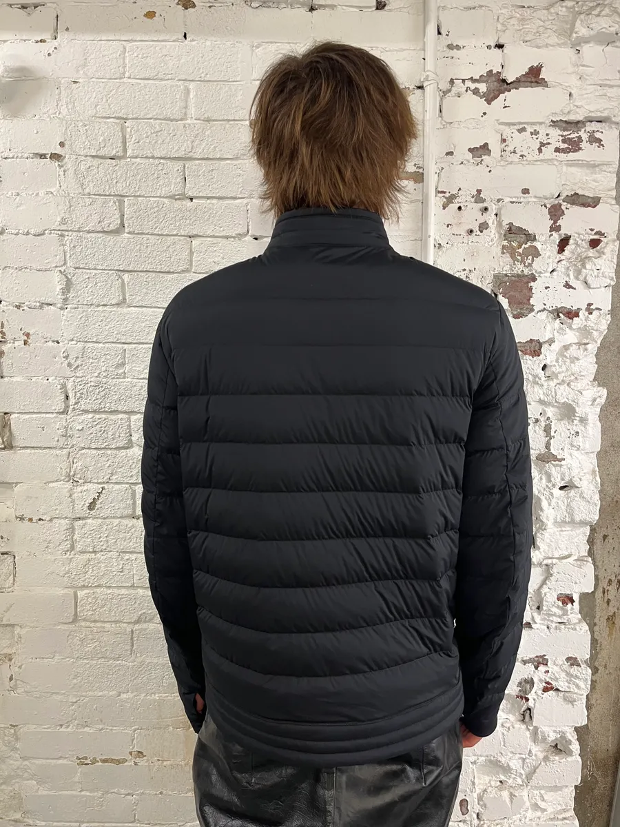 Moncler Black Quilted Puffer Jacket - Image 3