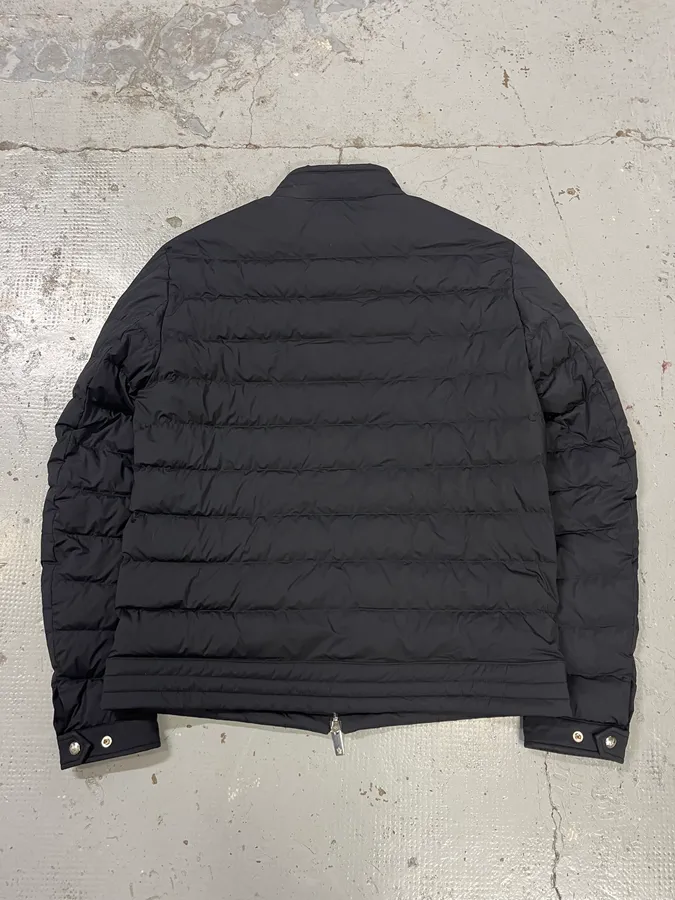 Moncler Black Quilted Puffer Jacket - Image 4