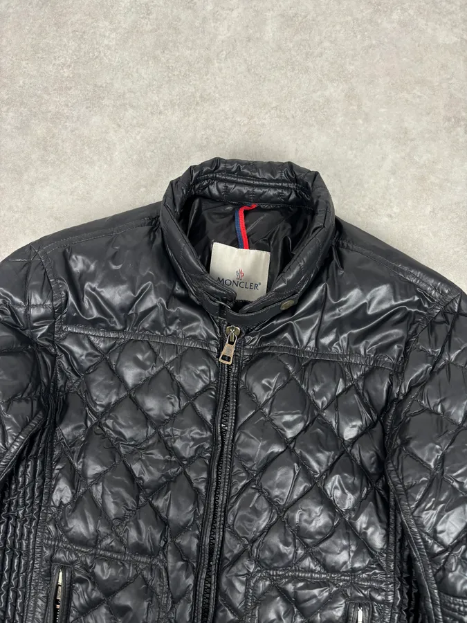 Moncler Black Quilted Puffer Light Jacket - Image 4