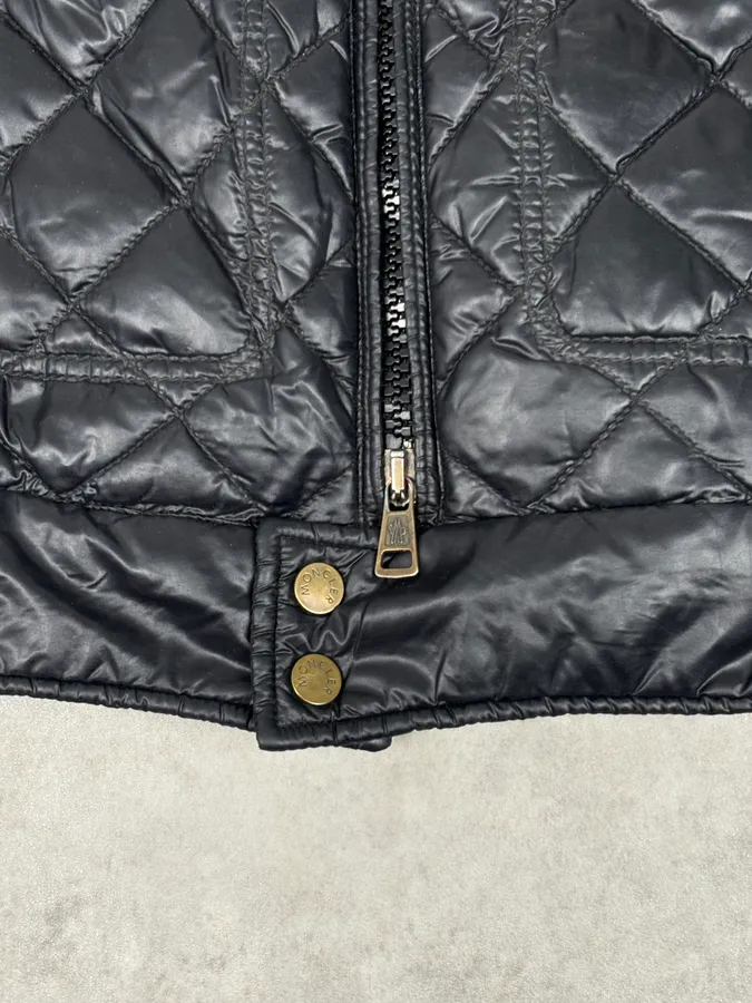 Moncler Black Quilted Puffer Light Jacket - Image 8