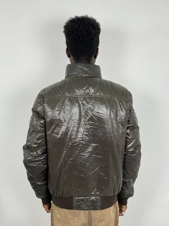 Moncler Cozy Brown Puffer Jacket - Image 3