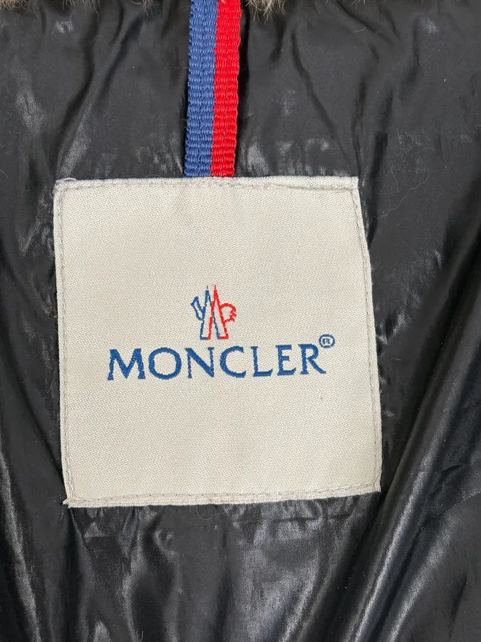 Moncler Fur Hooded Black Puffer Bomber Jacket - Image 12