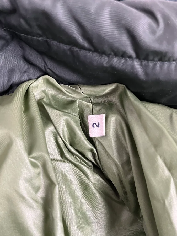 Moncler Olive Nylon Quilted Down Puffer Jacket - Image 13