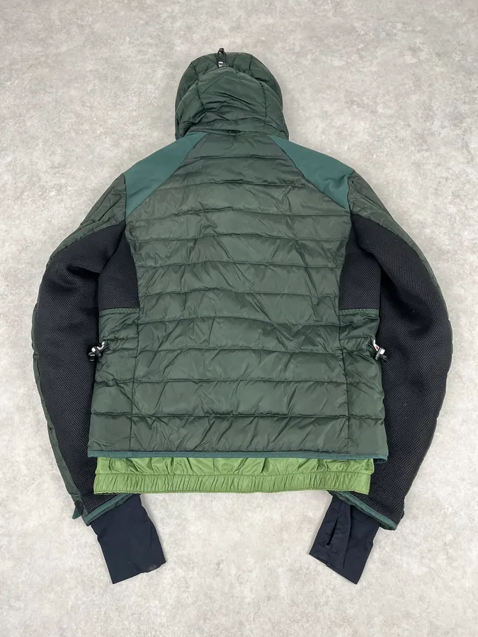 Moncler Olive Nylon Quilted Down Puffer Jacket - Image 5