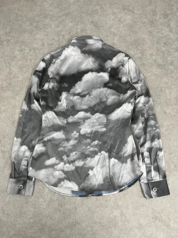Moschino Cloud Grey Shirt - Image 5