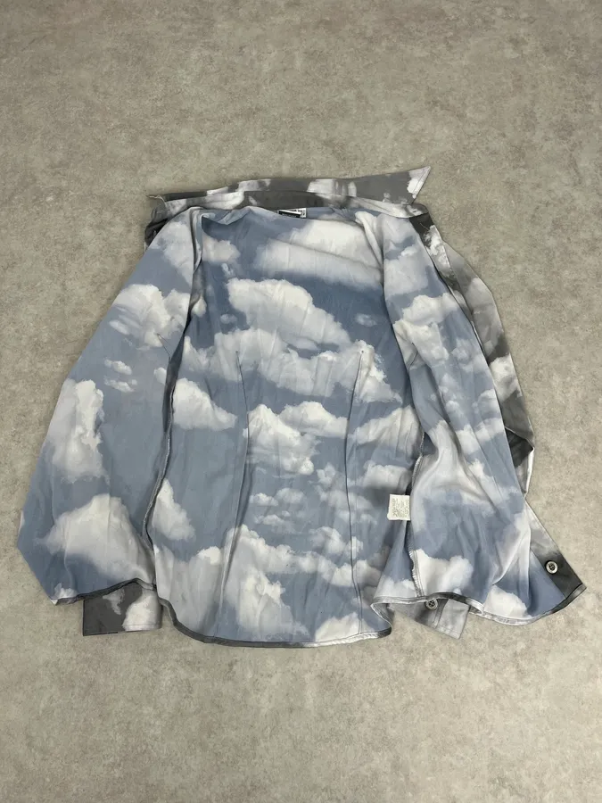 Moschino Cloud Grey Shirt - Image 6
