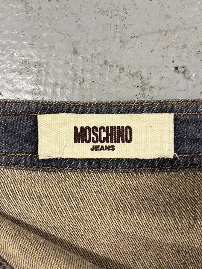 Moschino Denim Distressed Skirt - Image 6
