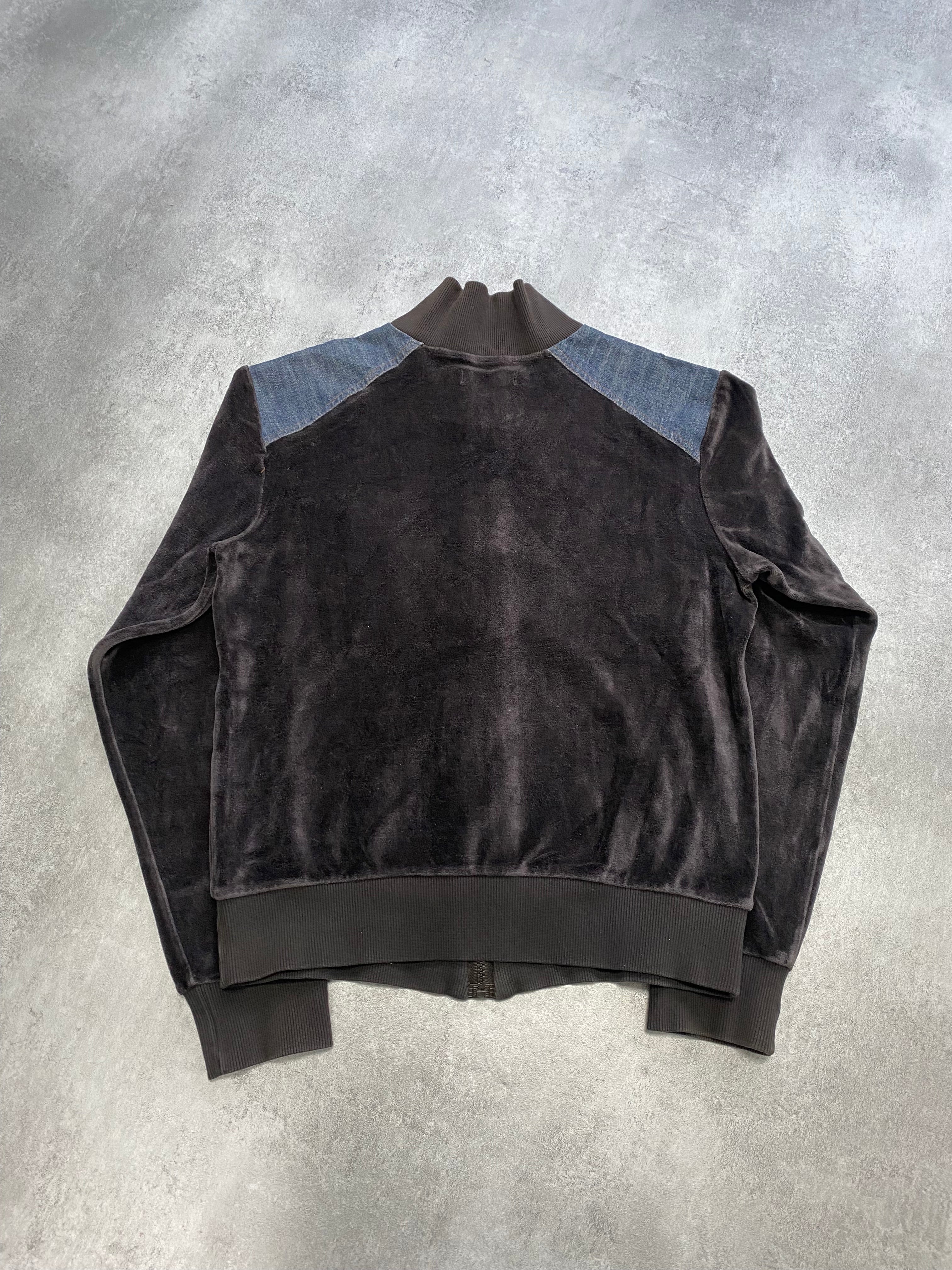 Moschino Hybrid Velvet Denim Jacket (M) - Image 3