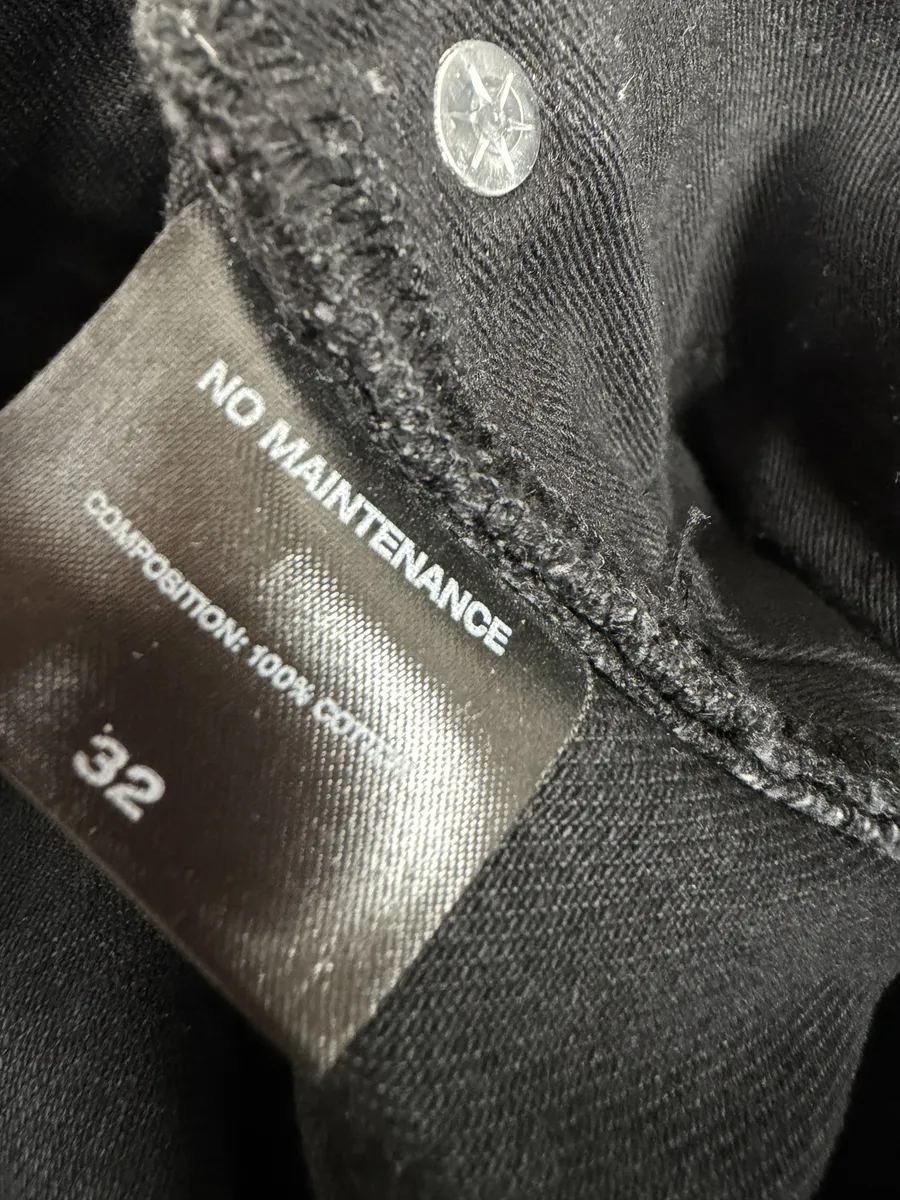 No Maintenance Black Waxed Effect Flared Pants - Image 7