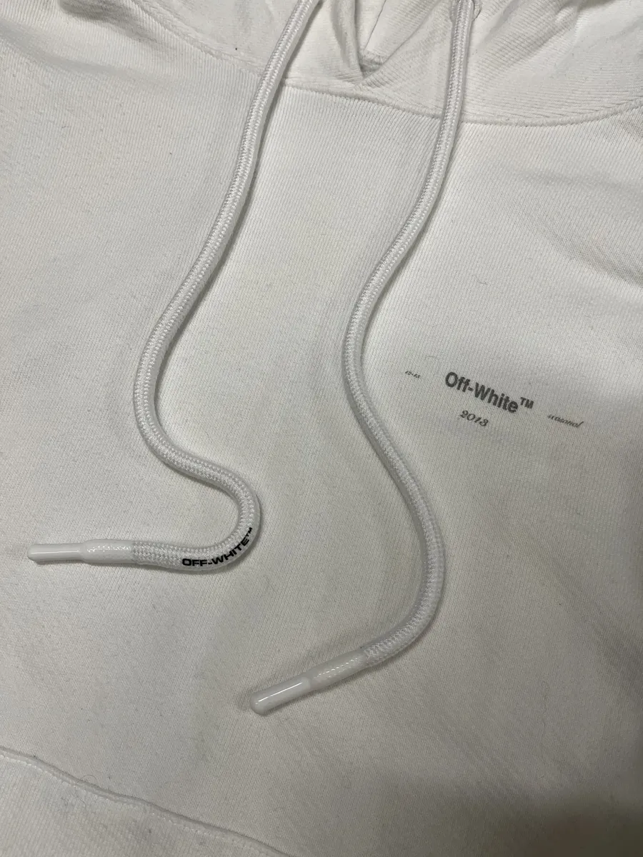 Off-White White Signature Logo Hoodie - Image 11