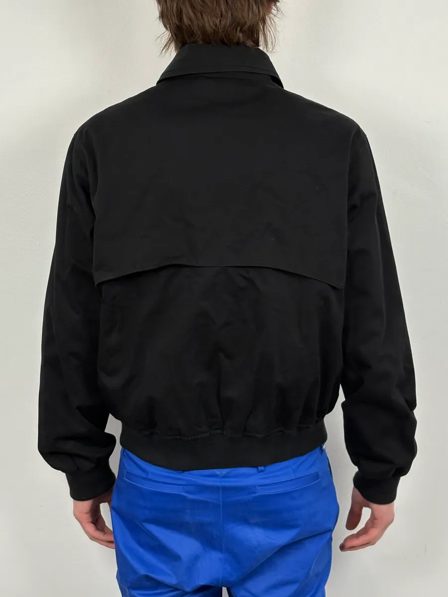 Our Legacy Black Work Twill Classy Zip-up Worker Jacket - Image 3