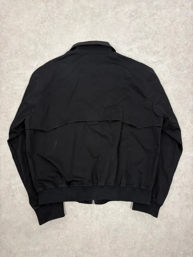 Our Legacy Black Work Twill Classy Zip-up Worker Jacket - Image 6