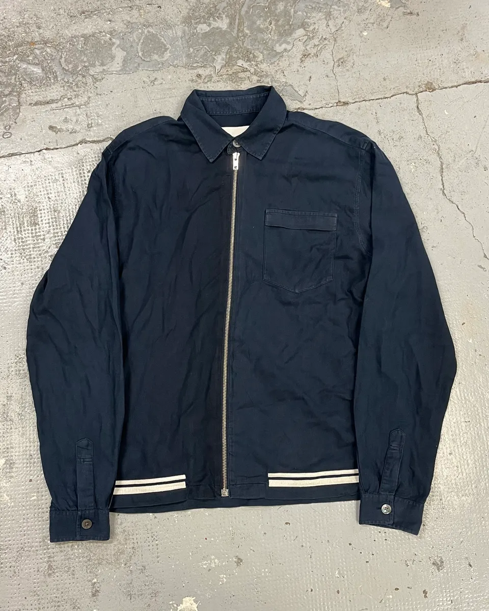 Our Legacy Black Zip-up Classy Shirt