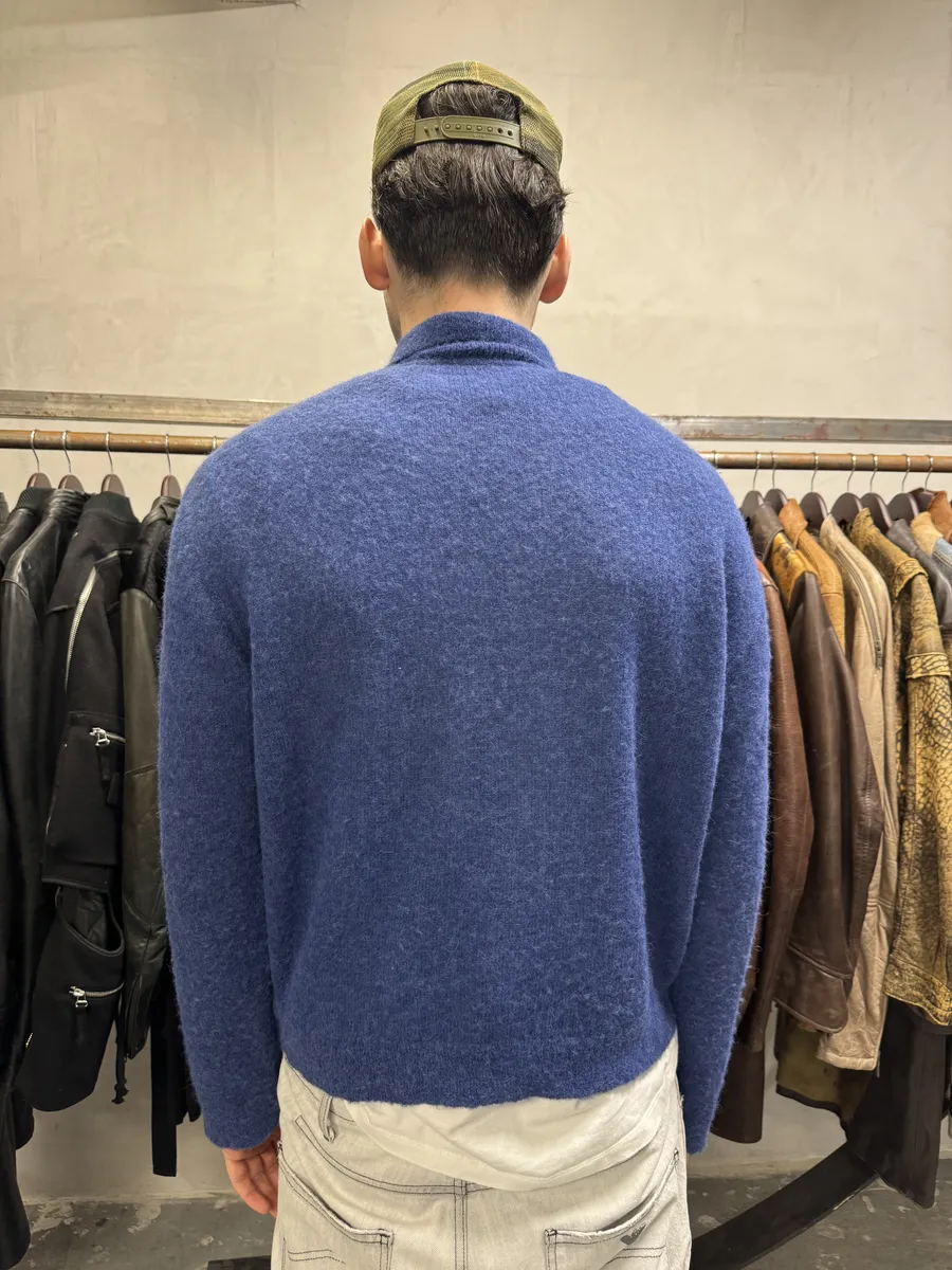 Our Legacy Blue Royal Wool Knit Cardigan - Image 2