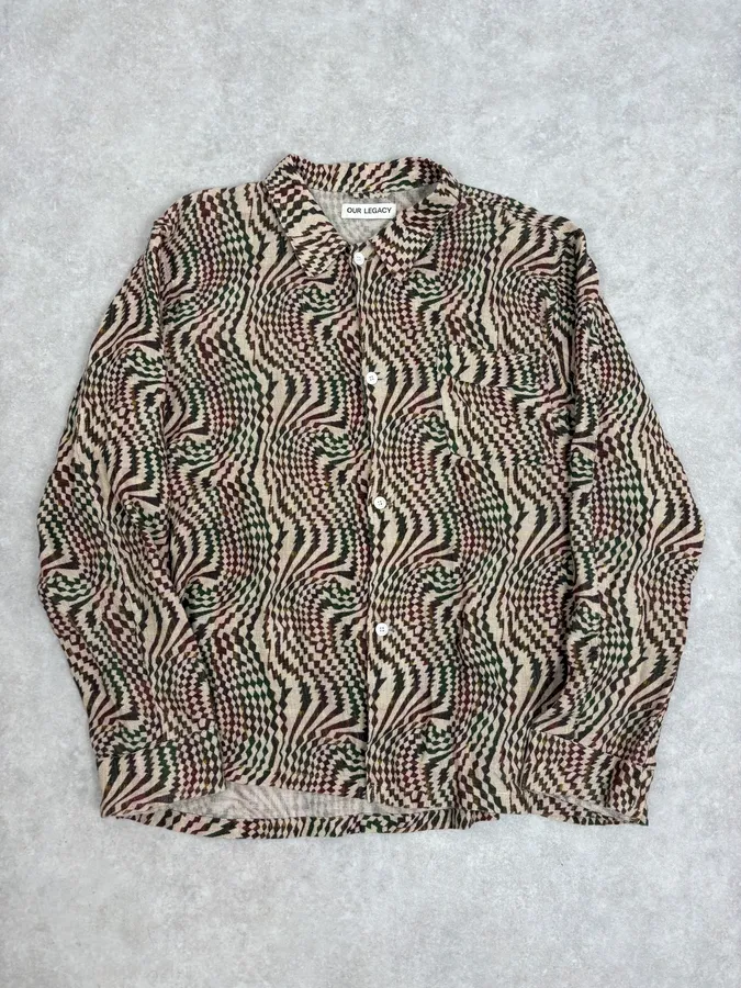 Our Legacy Multicolor Psycho Hallucination Box Shirt