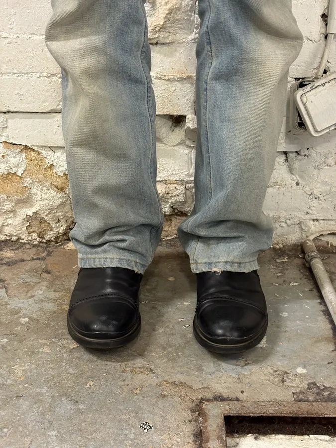 Paciotti Black Leather Harness Chelsea Boots - Image 2