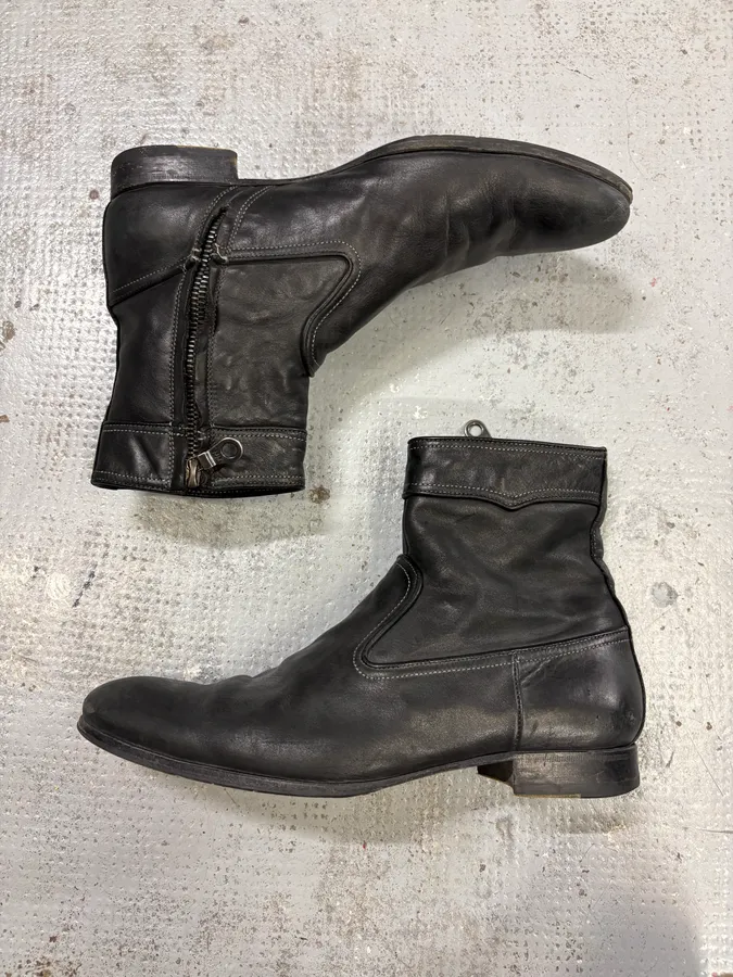 Paul Smith Black Leather Chelsea Boots - Image 4