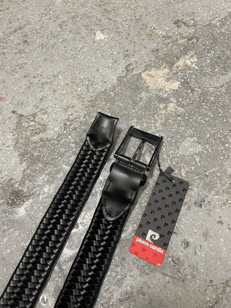 Pierre Cardin Black Leather Premium Belt - Image 7