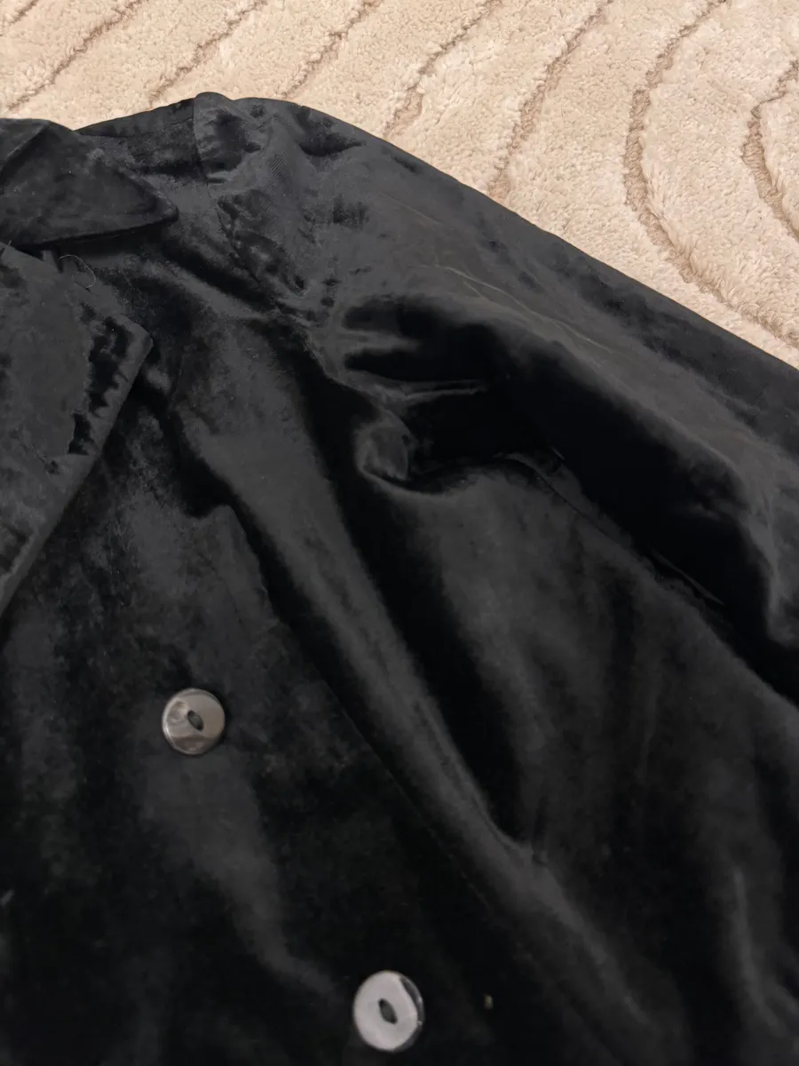 Plein Sud Evening Black Fur Coat - Image 5