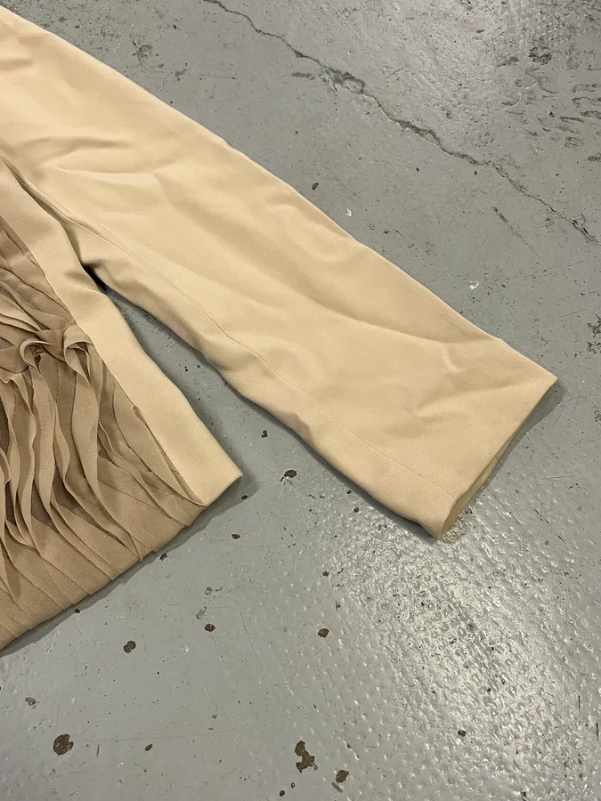 Plein Sud Fluid Beige Relief Jacket - Image 6