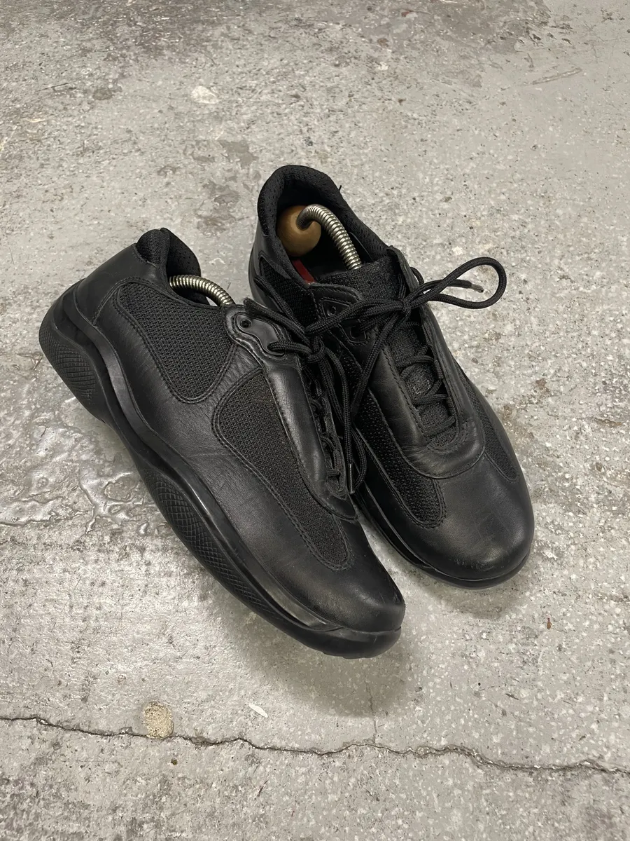 Prada America's Cup Black Low Sneakers - Image 5