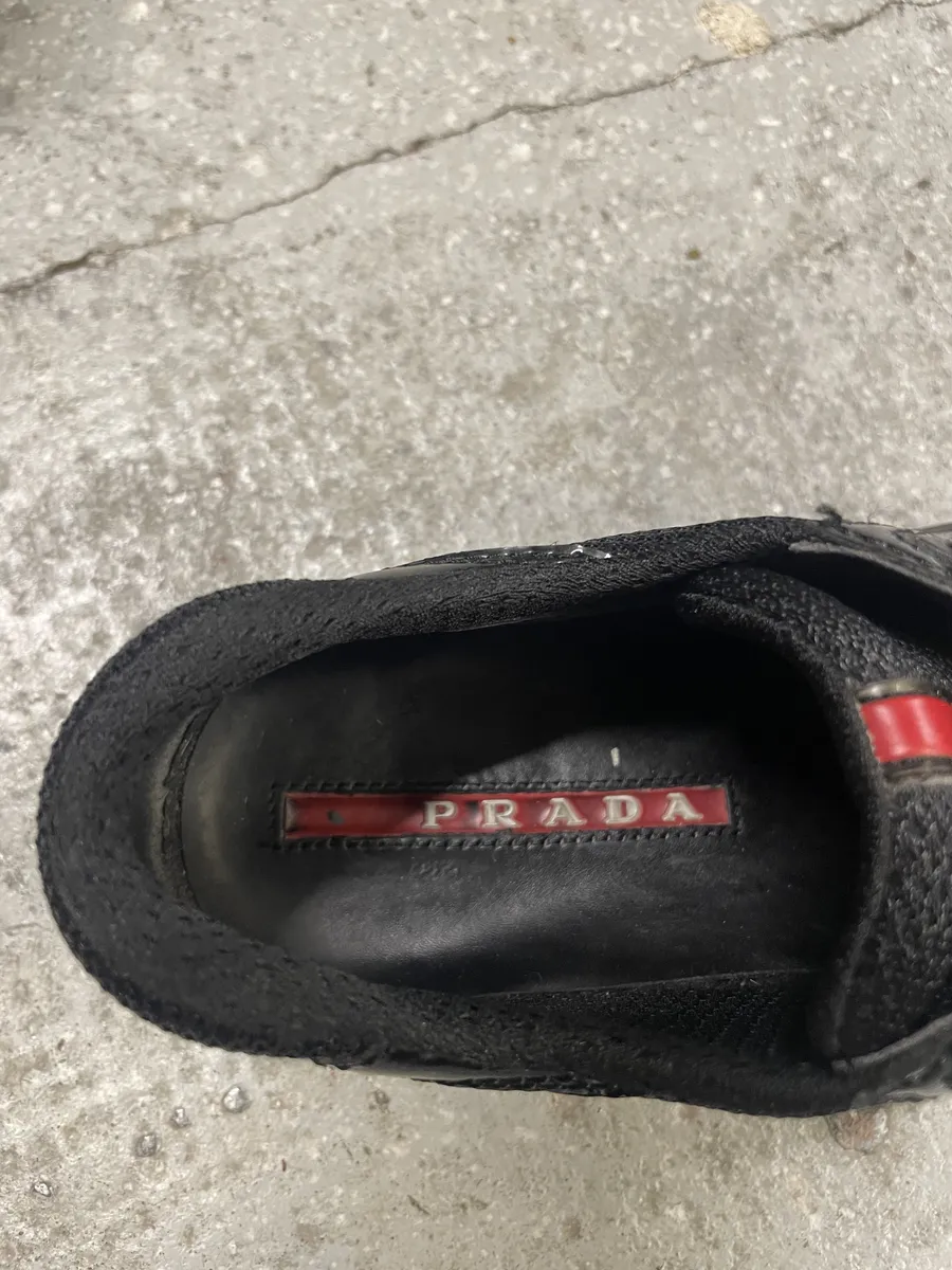 Prada America's Cup Black Satin Shoes - Image 10
