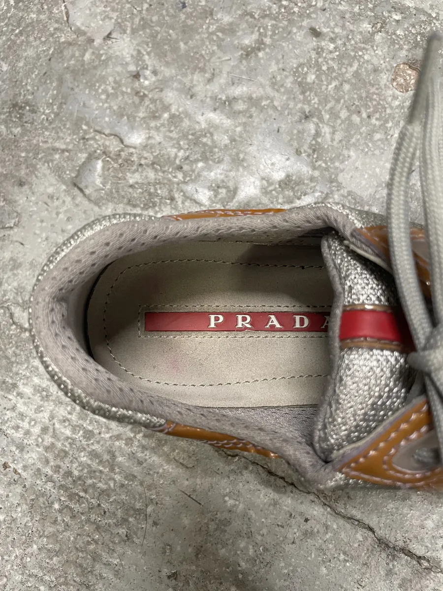 Prada America's Cup Bronze Low Sneakers - Image 8