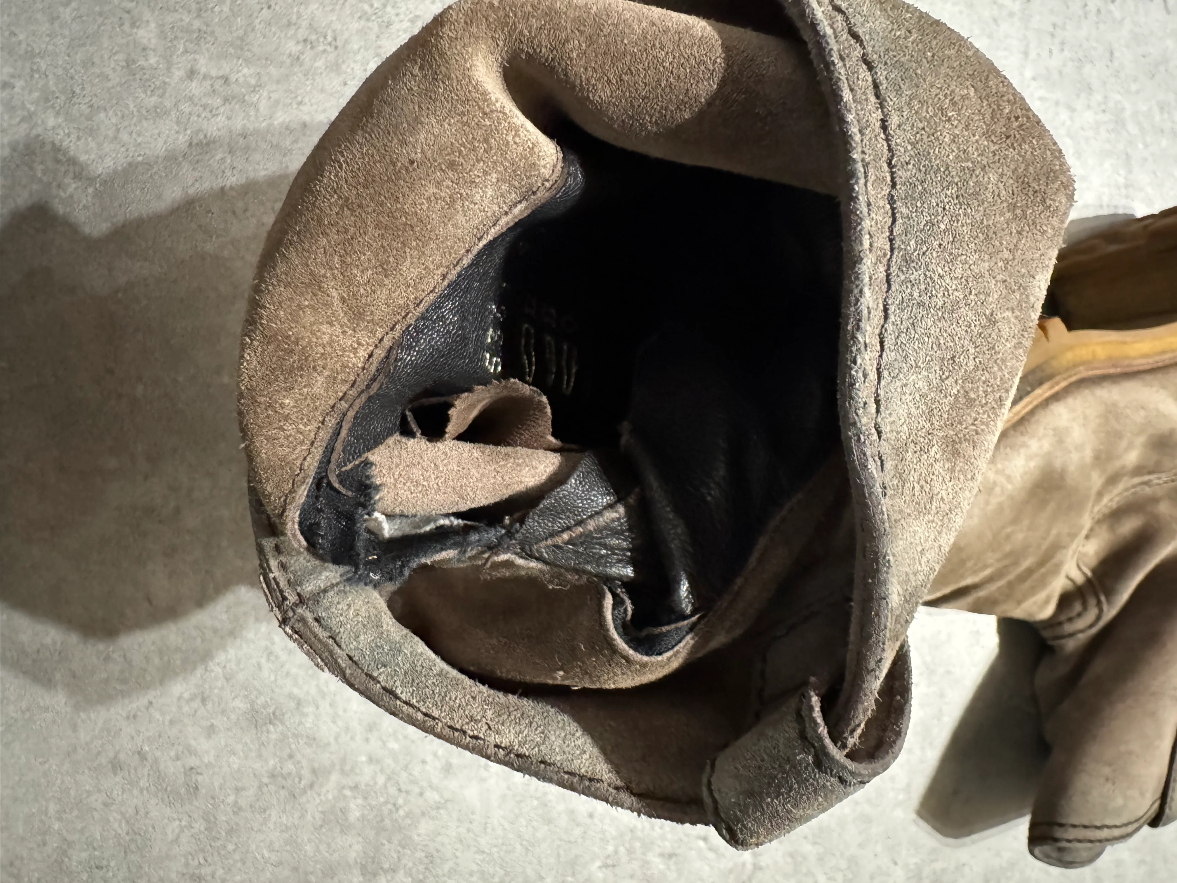 Prada Beige Suede Leather Boots - Image 7