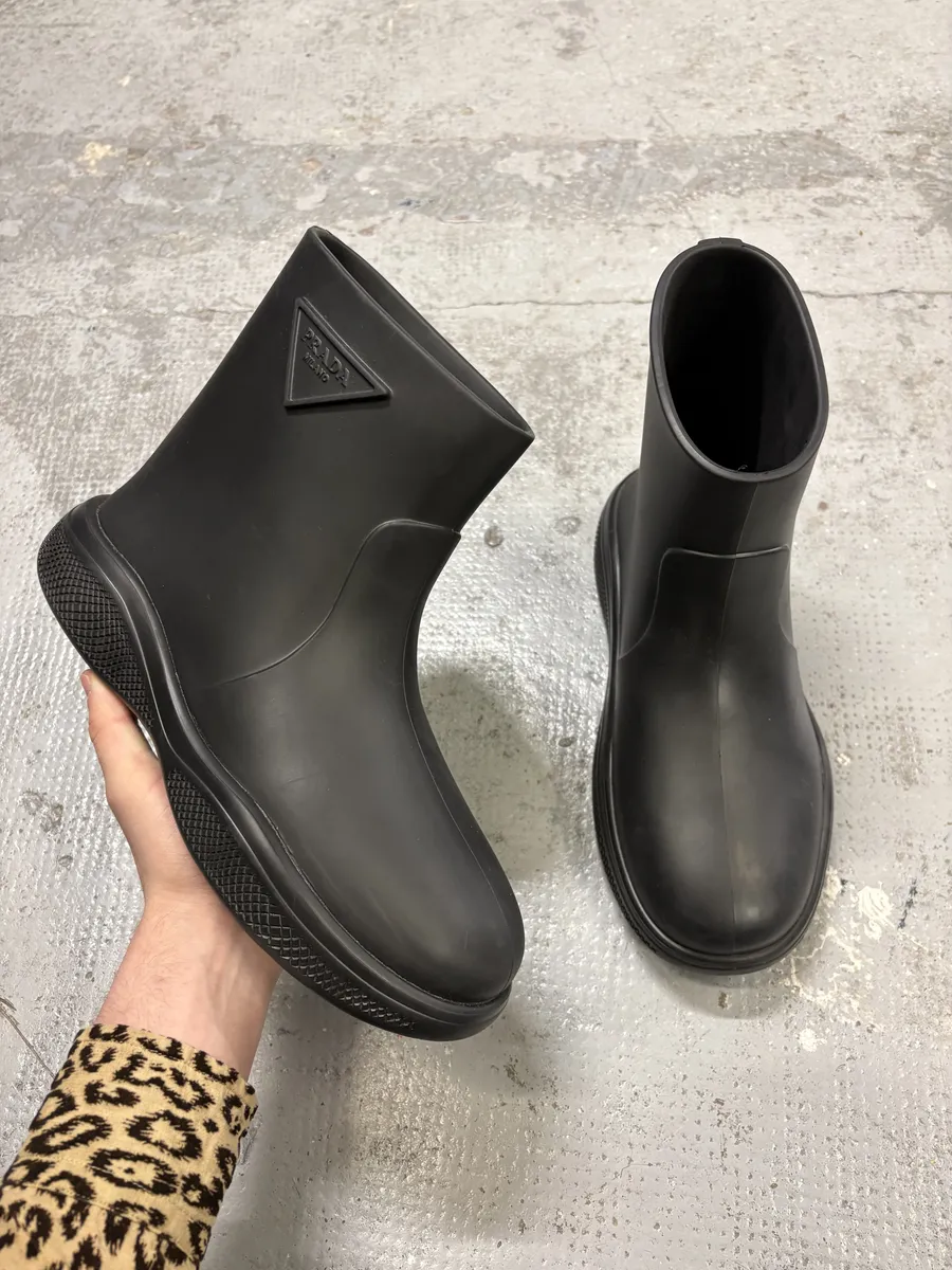 Prada Black Cozy Soft Boots
