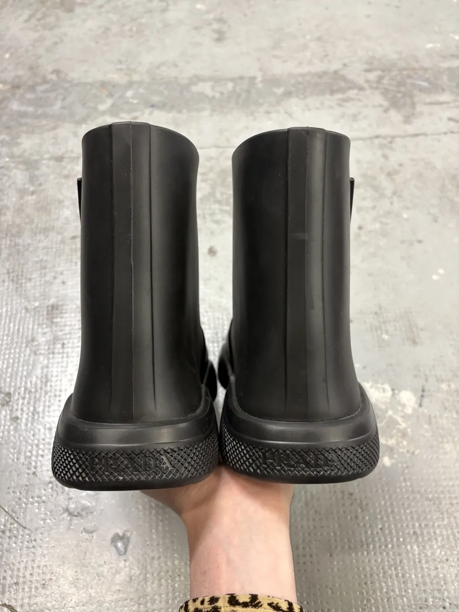 Prada Black Cozy Soft Boots - Image 7