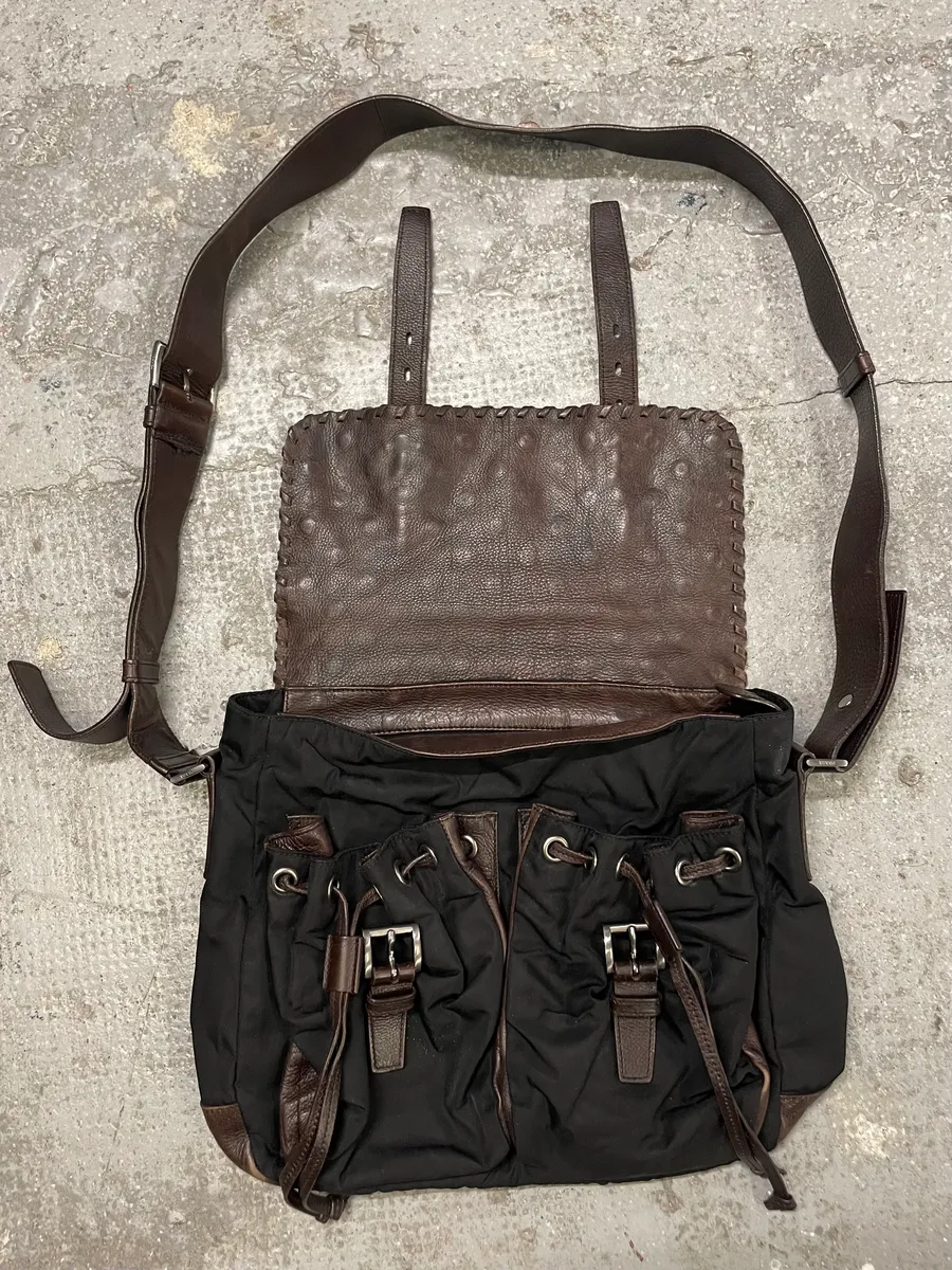Prada Black Embellished Studded Shoulder Bag - Image 2