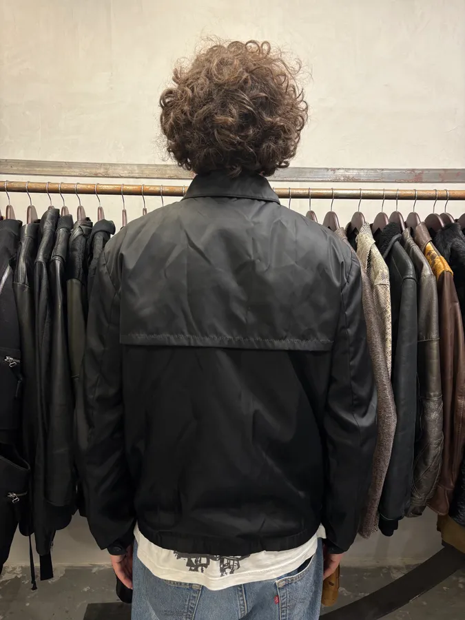 Prada Black Light Zip-up Coach Nylon Jacket - Image 3