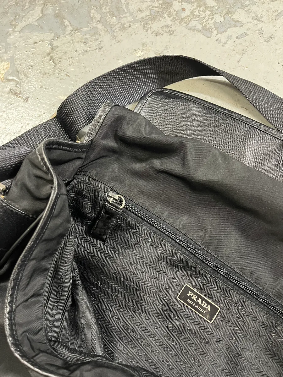 Prada Black Shoulder Bag - Image 8