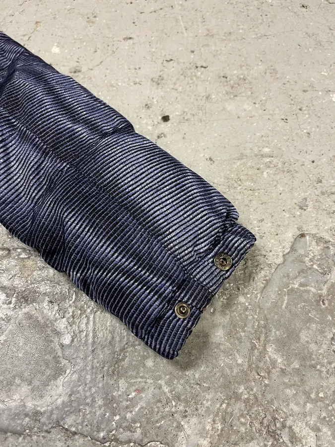 Prada Blue Digital Line Puffer Jacket - Image 11