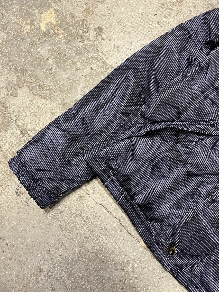 Prada Blue Digital Line Puffer Jacket - Image 3