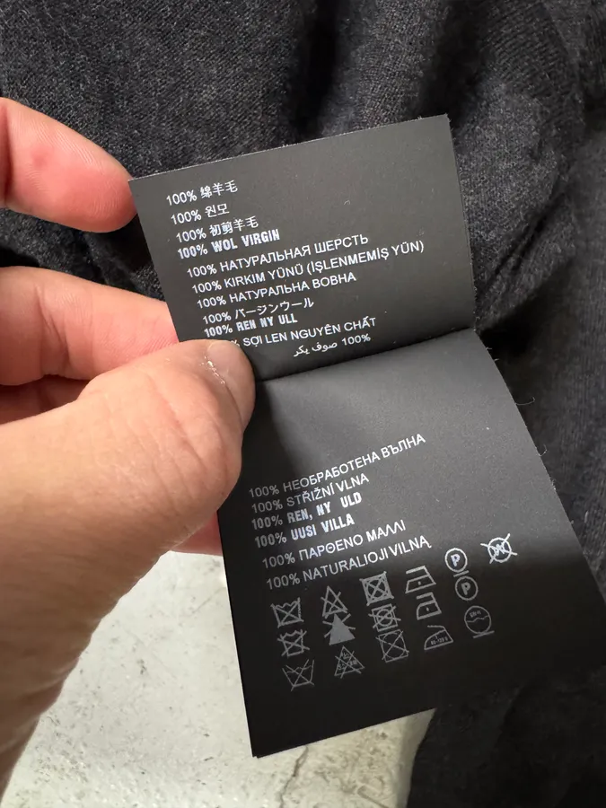 Prada Grey Wool Cardigan Buttoned Sweater - Image 11