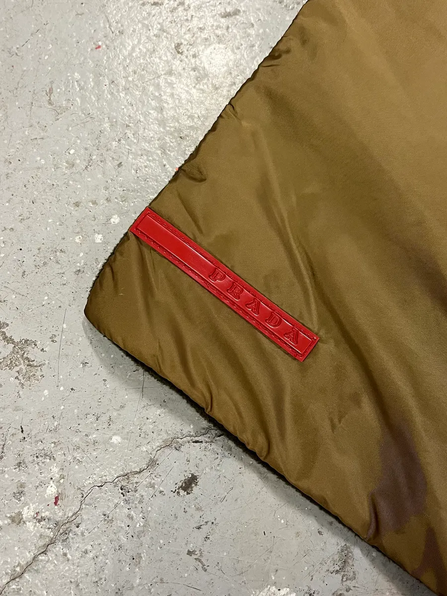 Prada Nylon Green Scarf - Image 3