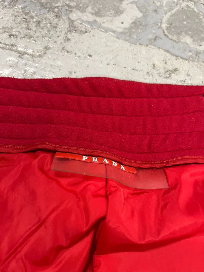 Prada Thermic Effect Red & Grey Ski Pants - Image 13