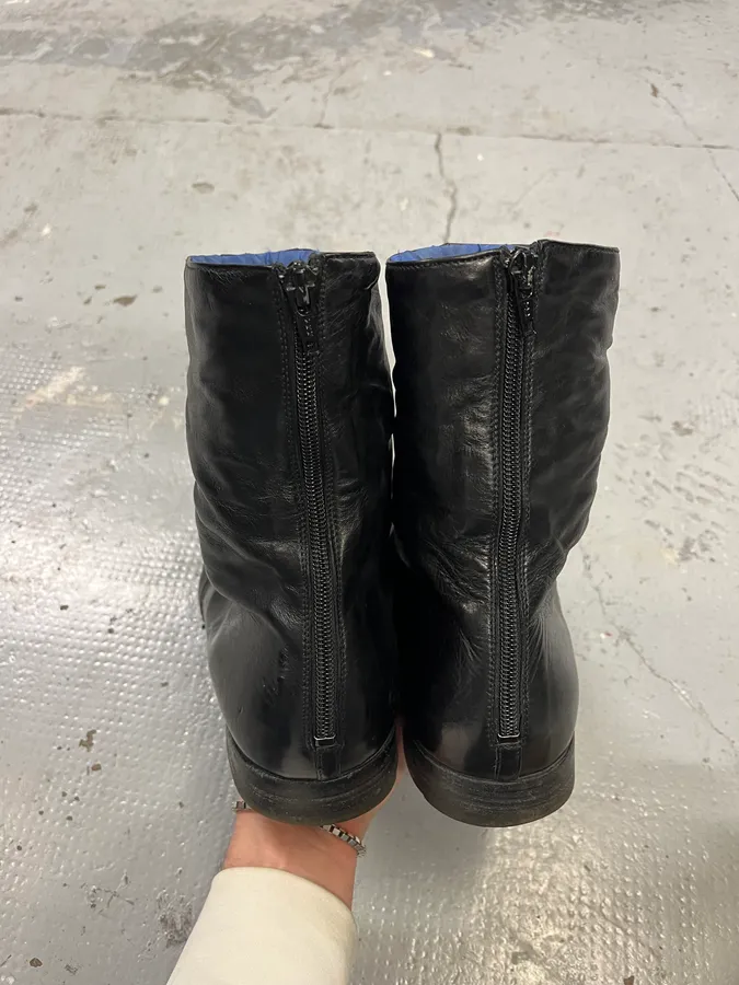 Premiata Premium Black Leather Boots - Image 4