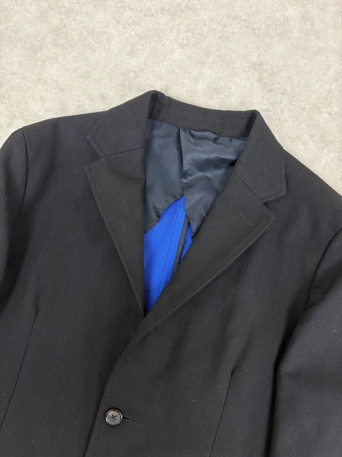 Raf Simons Black Minimalist Blazer Jacket - Image 4