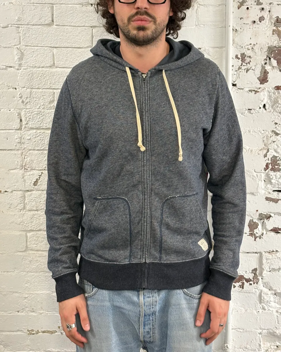 Ralph Lauren American Flag Grey Zip-up Hoodie - Image 3