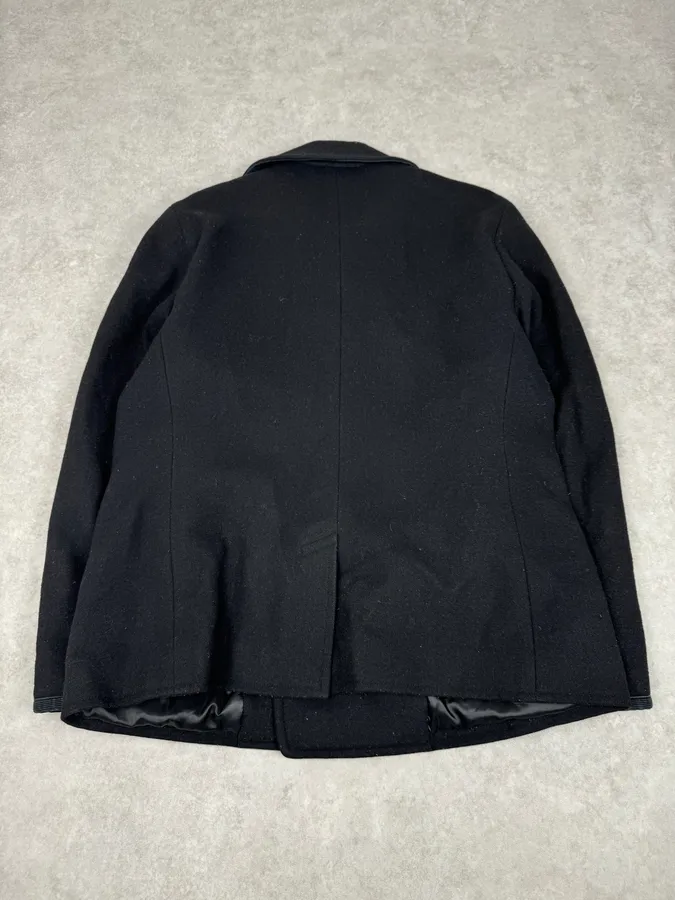 Ralph Lauren Black Wool Caban Jacket - Image 7