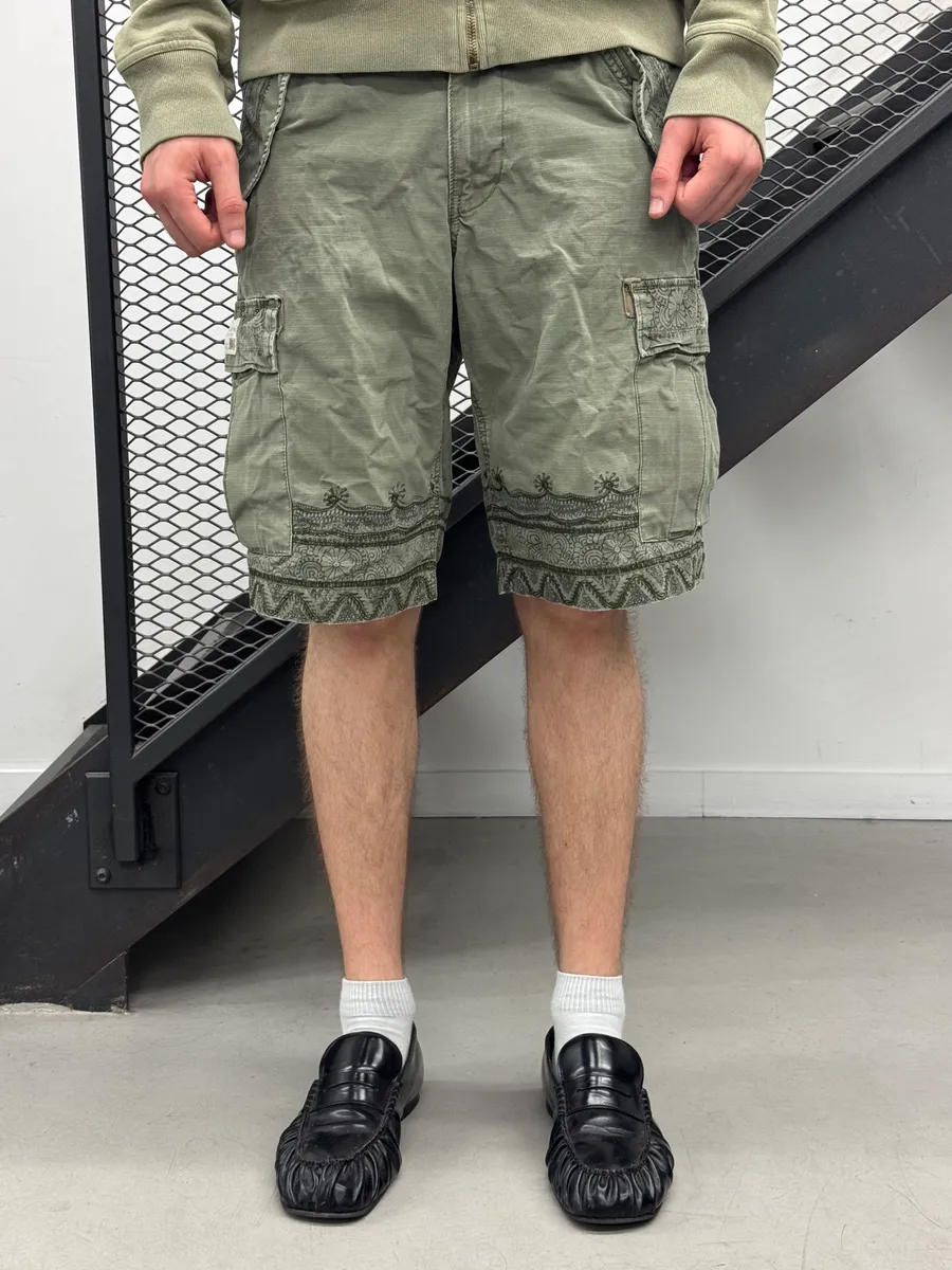 Ralph Lauren Cargo Ornamented Khaki Shorts - Image 2