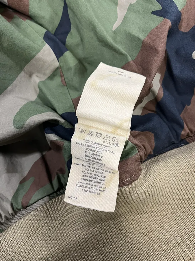Ralph Lauren Denim & Supply Beige USA Bomber Jacket - Image 11