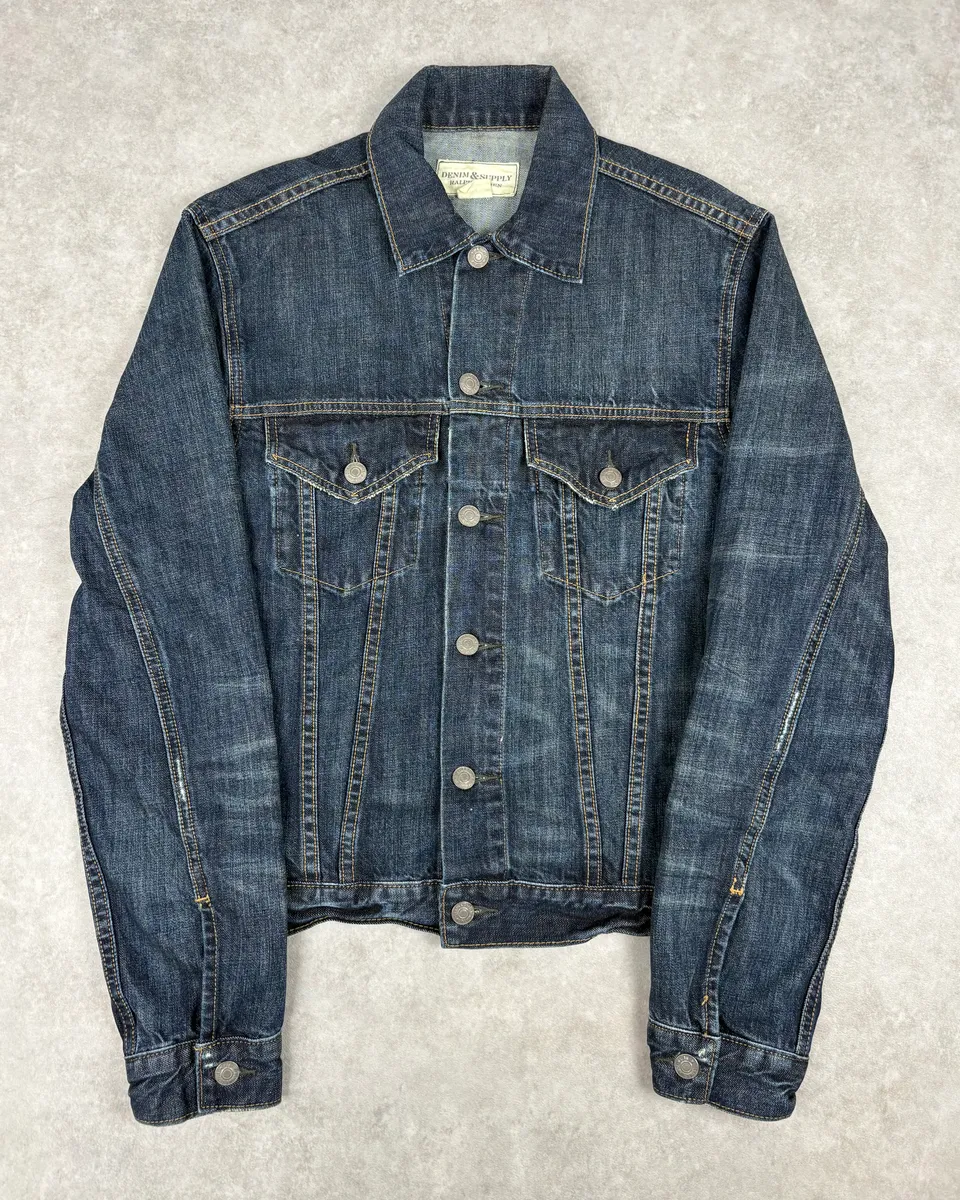 Ralph Lauren Denim & Supply Faded Blue Denim Trucker Jacket - Image 2