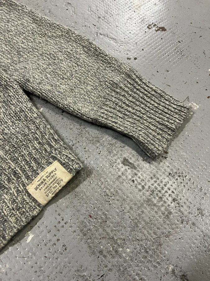 Ralph Lauren Denim & Supply Grey Blend Hoodie - Image 6