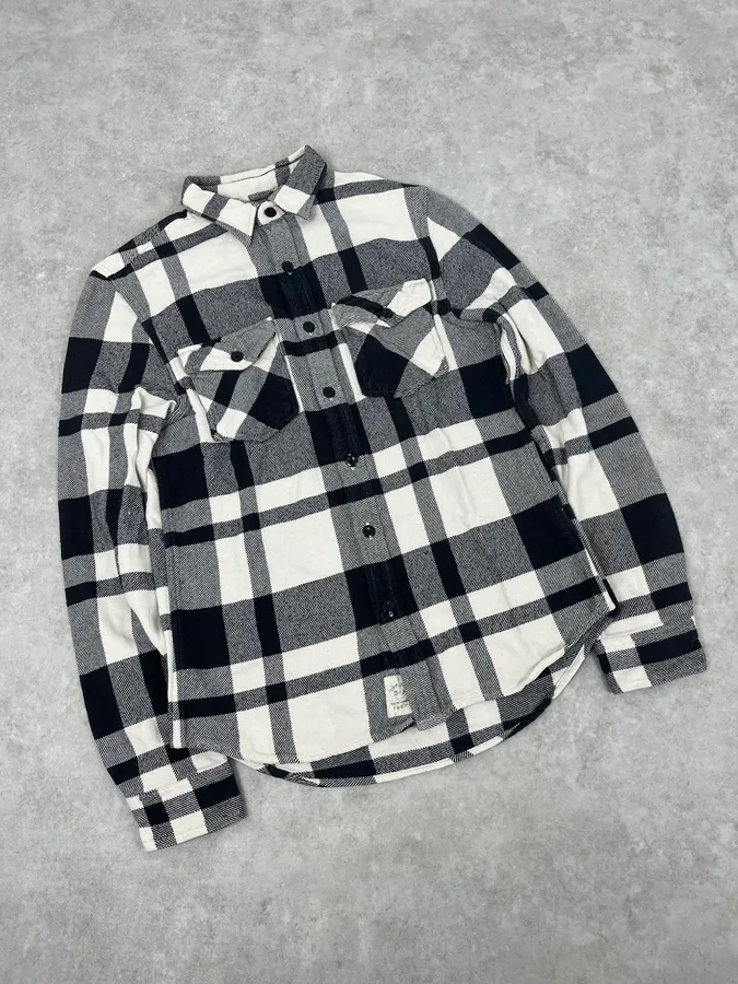 Ralph Lauren Denim & Supply Tartan Black & White Shirt - Image 4