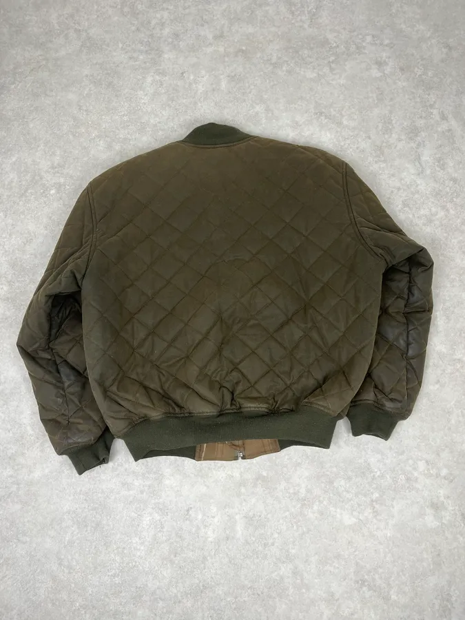 Ralph Lauren Extra Green Aviator Bomber Jacket - Image 6