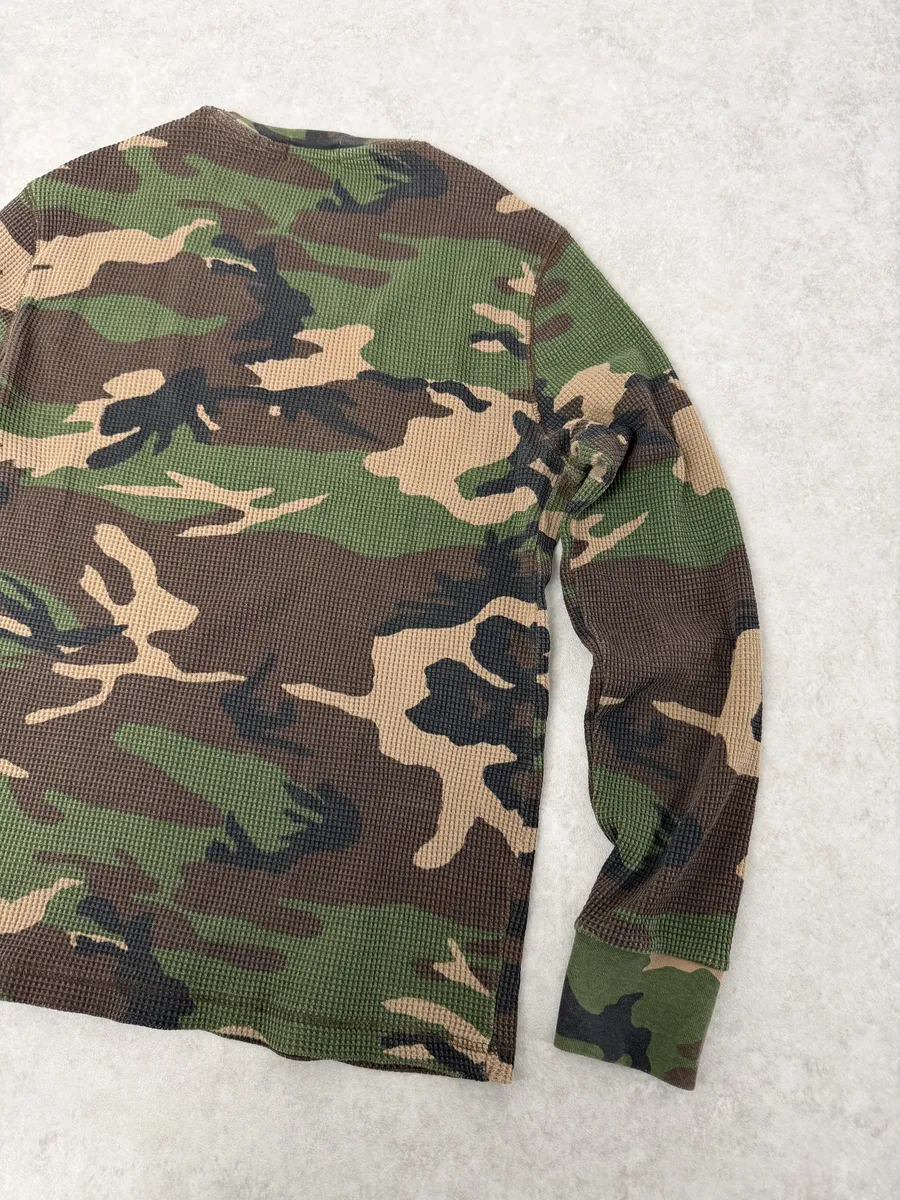 Ralph Lauren Military Camo Green Termal Longsleeve - Image 8